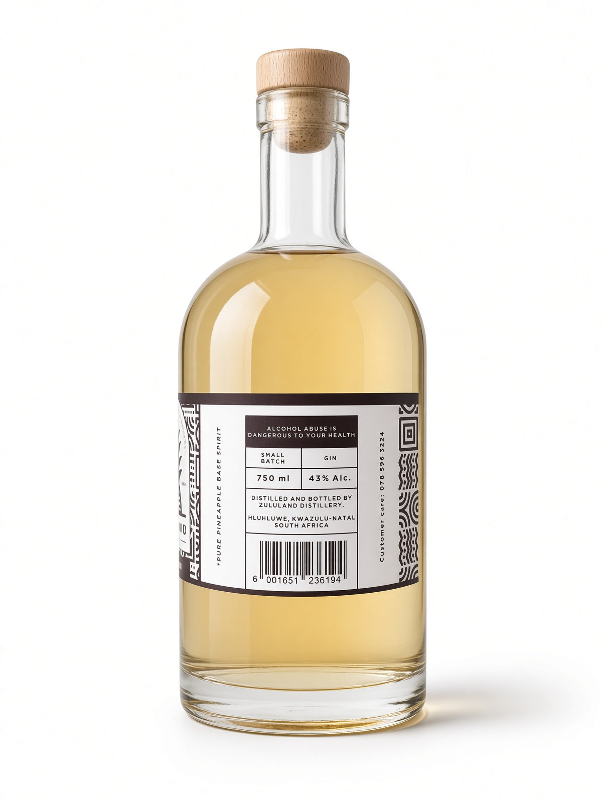 Zululand Distillers Amber Gin 750 ml · 43% alc.