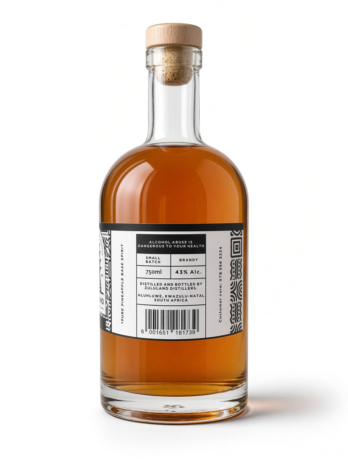 Zululand Distillers Pineapple Brandy 750 ml · 43% alc. · Small batch · Barrel aged