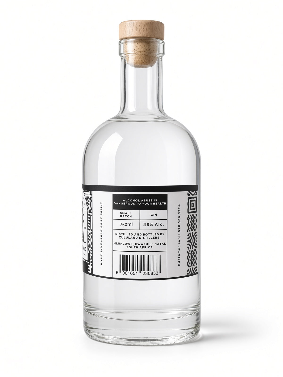 Zululand Distillers Pineapple Gin 750 ml · 43% alc.